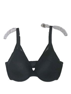 Thirdlove Womens Classic Uplift Plunge Bra Size Size 38G Black Mesh Padded